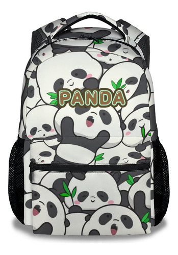 Kaxvzer Mochila Panda Para Ninas, Mochilas Blancas De 16 Pul