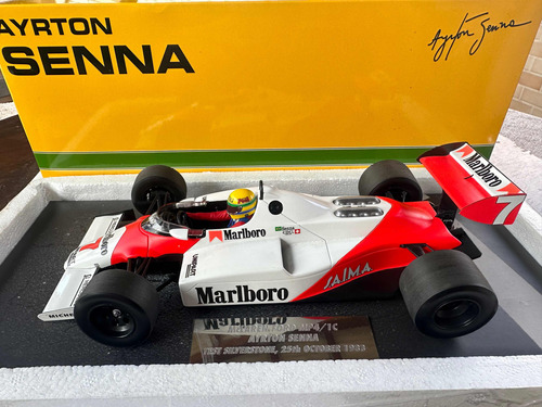 Mclaren Mp4/1c 1983 A Senna Teste Minichamps 1/18 Rara