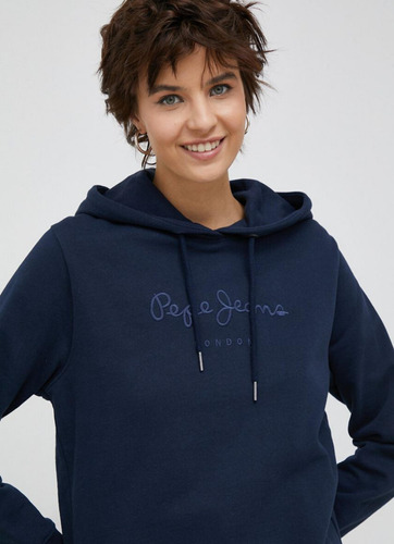 Sacos Pepe Jeans Para Mujer Whitney Hoodie Dulwich Blue