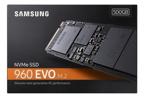 Samsung 960 Evo Series 500gb Internal Ssd A Pedido!!! Color Negro