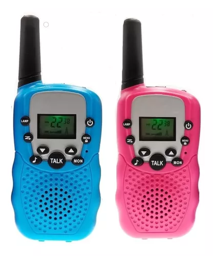 Walkie Talkies para niños recargable, portátil Walky Talky con 22