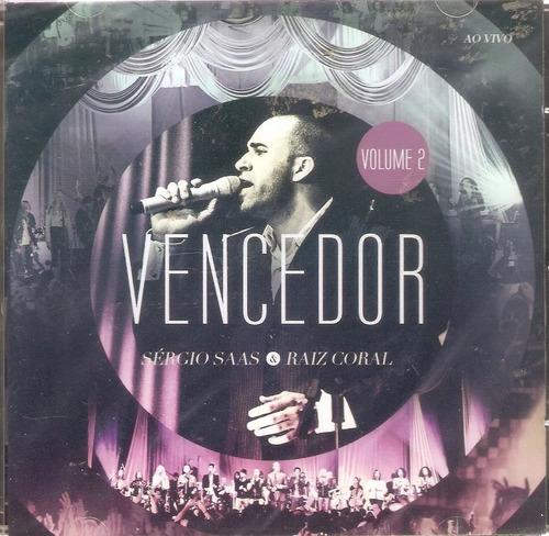 Cd Sergio Saas + Raiz Coral Vencedor Vol 2 Ao Vivo Orig Lacr