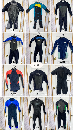 Trajes De Surf (saco Completo 18un) Tallas Xs Hasta Xl