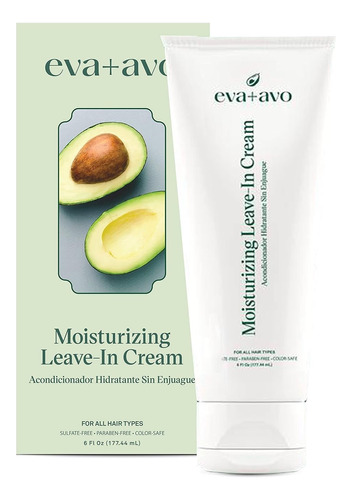 Eva+avo Crema Acondicionador Hidratante Sin Enjuague Usa