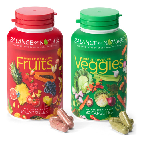 Suplementos De Frutas Y Verduras De Balance Of Nature 90