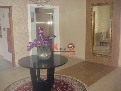 Apartamento Com 1 Dormitório À Venda, 52 M² Por R$ 330.000,00 - Vila Matias - Santos/sp - Ap10321