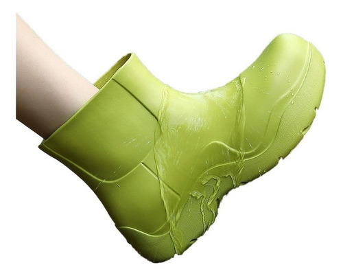 Botas De Lluvia De Mujer Con Suela Gruesa De Eva