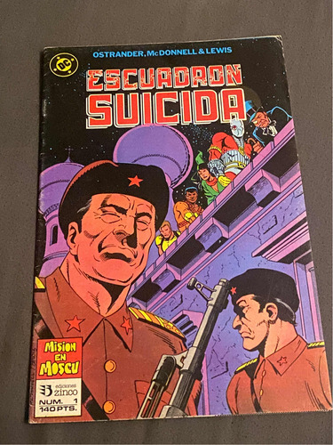 Comic Escuadron Suicida #1 Mision Moscu Editorial Zinco