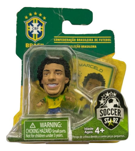 Mini Jogadores Seleção Brasil 2014 Soccer Starz Marcelo