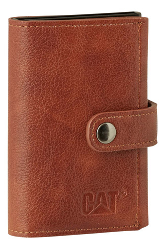 Billetera Caterpillar Columbia Hard Case W Cognac Unisex