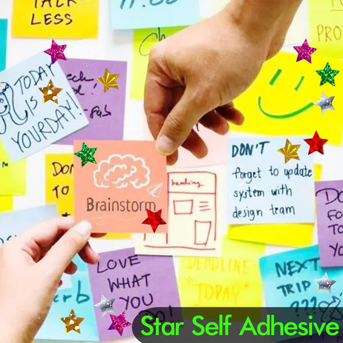 3000 Autoadhesivas Pegatinas Con Motivos De Estrellas