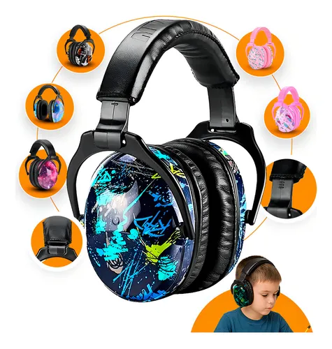 Protetor Auricular Abafador Ruido Autismo Autista Tdah Adulto Inf...