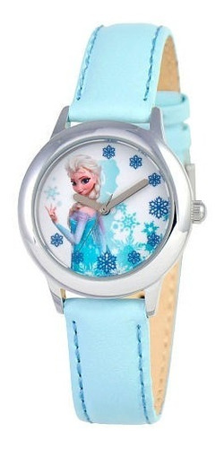 Disney Congelado Snow Queen Elsa Reloj Del Acero Inoxidable