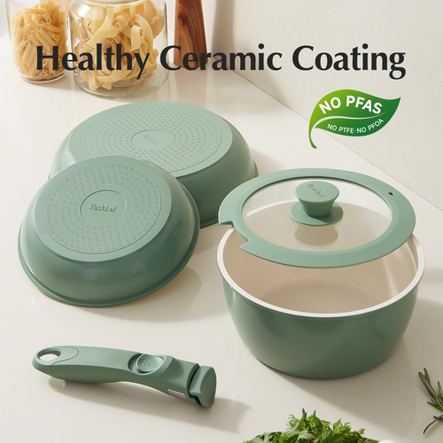 Juego De Utensilios De Cocina Redchef Ceramic Antiadherente