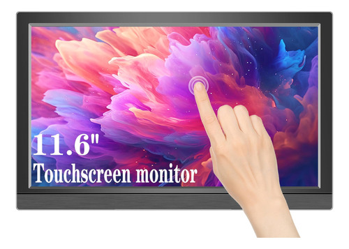 Lrtzcbi Monitor Portátil Con Pantalla Táctil De 11,6 Pulgada