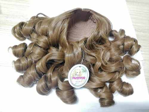 Muziwig Peluca Pelo Para 18 Niña Color Marron Oscuro