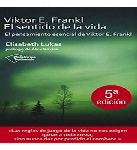 Libro Victor Frankl El Sentido De La Vida