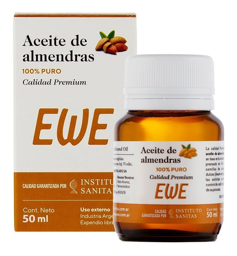 Ewe Aceite De Almendras Puro 50ml