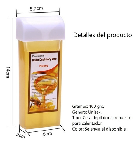 Cera Depilatoria Roll On Repuesto
