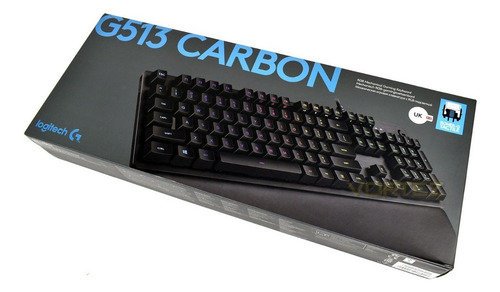 Teclado Mecánico Gamer Logitech G513 Carbon Rgb Circuit Shop Idioma Inglés Us Color Del Teclado Negro Carbón Inglés Internacional
