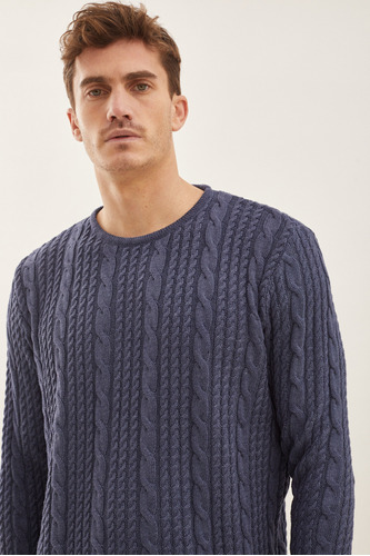 Sweater Trenza Hombre Airborn