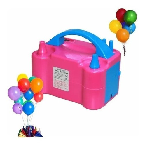 Inflador De Globos Electrico 600 Watts Doble Boquilla