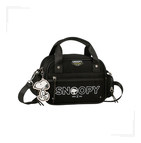 Bolsa Snoopy Feminina Resistente Nylon Transversal E Mão 