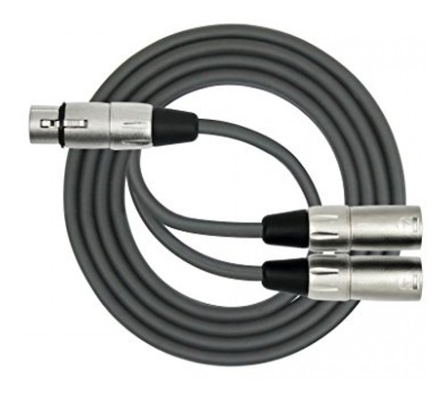 Cable Dmx Kirlin Cable Y-303-06 - 6 Pies - Xlr Hembra A Dobl