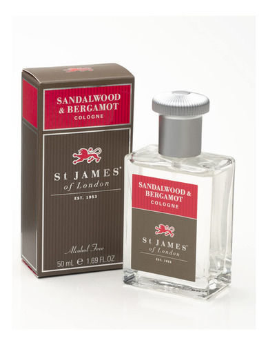 St James Of London Sandalwood & Bergamota Colonia, 1.69 Fl O