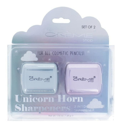 The Creme Shop Unicorn Horn Sharpeners. Sacapuntas 