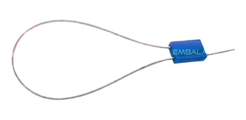 Imagen 5 de 10 de Precinto Metalico Con Cable Acero 45mm Nifty Lock X100u Dw!