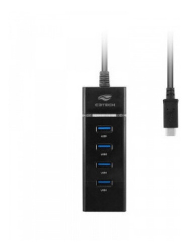 Imagem 2 de 3 de Hub Usb 3.0 4 Portas Hu-c300bk C3tech