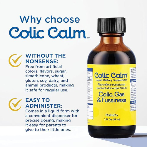 Colic Calm Tradicional Homeopático Para Cólicas De Bebê 59ml