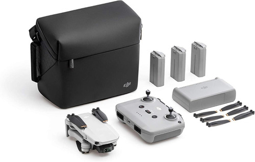 Dji Mavic Mini 2 Fly More Combo Drone Profesional 4k Oficial Color Light gray