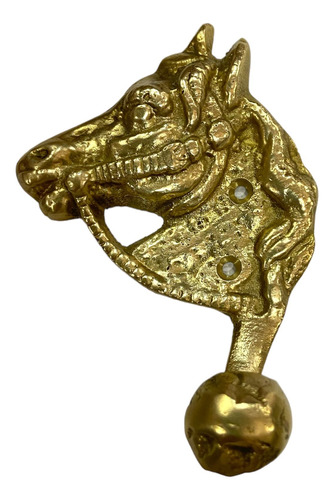 Perchero De Bronce Forma De Caballo