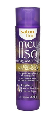 Shampoo Matizador Salon Line Meu Liso Loiro Matizado 300ml