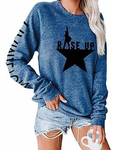 Rise Up Musicals Hamilton Camisas De Manga Larga Para Mujer 