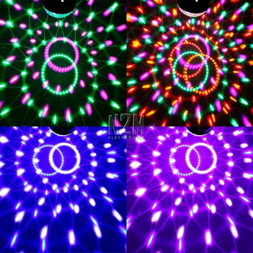 Media Esfera Led Audio Movil Audioritmica Luces Dj Premium
