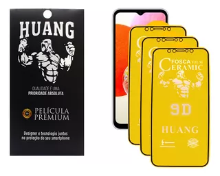 3 Un. Película Premium Cerâmica Fosca Hd Huang Para Samsung