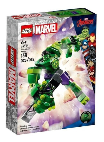 Lego Marvel 76241 Armadura Robotica De Hulk