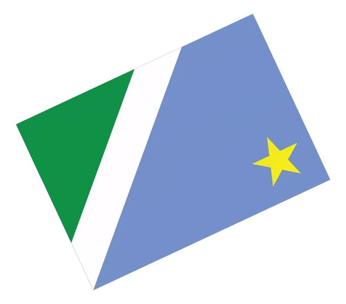 Adesivo Bandeira Mato Grosso Do Sul Resinado 4x6cm Bd28