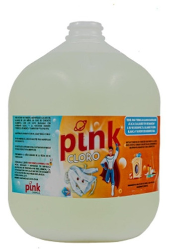 Cloro Marca Pink Chemical Galón (caja De 4 Unidades)