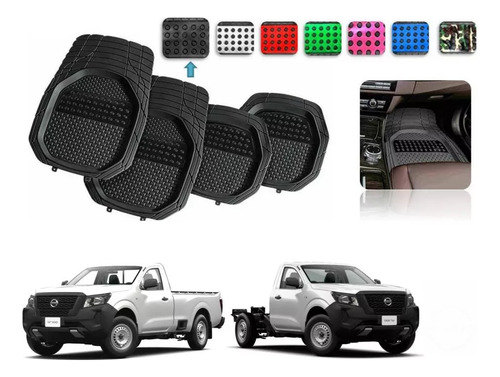 Tapetes 4pz Bandeja 3d Color Nissan Pickup Np300 2021 A 2024