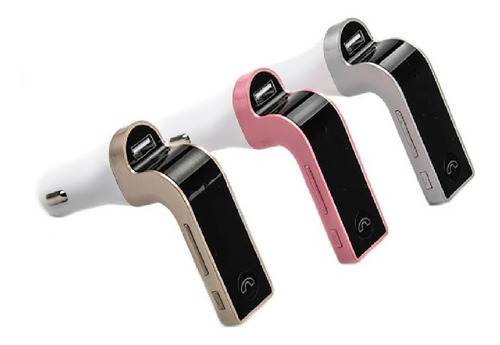 Imagen 2 de 4 de Transmisor Fm Receptor Bluetooth Manos Libre Cargador Auto
