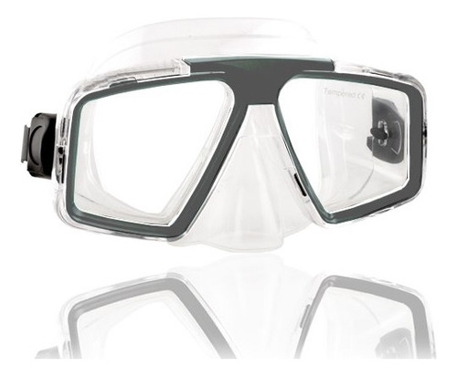 Visor Buceo Escualo Modelo M02  Negro