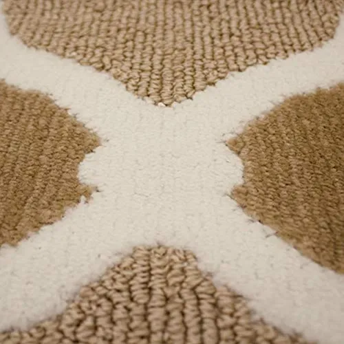 Alfombra De Area Laura Ashley Arietta, 27 X 45 , Lino / Bl