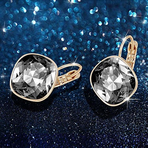 Xuping Hermosos Pendientes De Aro Cristales Mujeres Niñas Jo