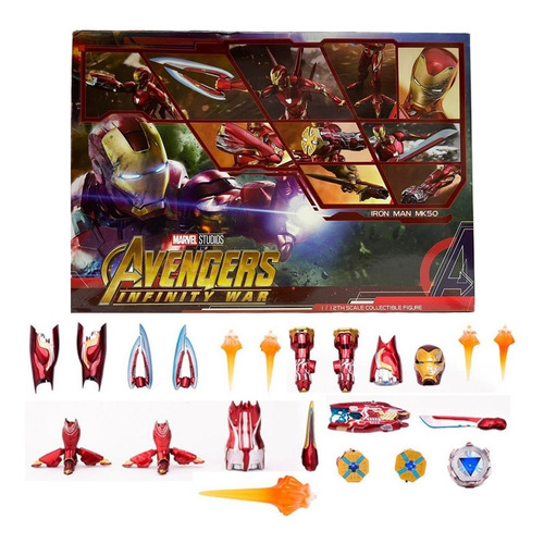Pack De Accesorios Iron Man Mark Mk50 Avengers Infinity War