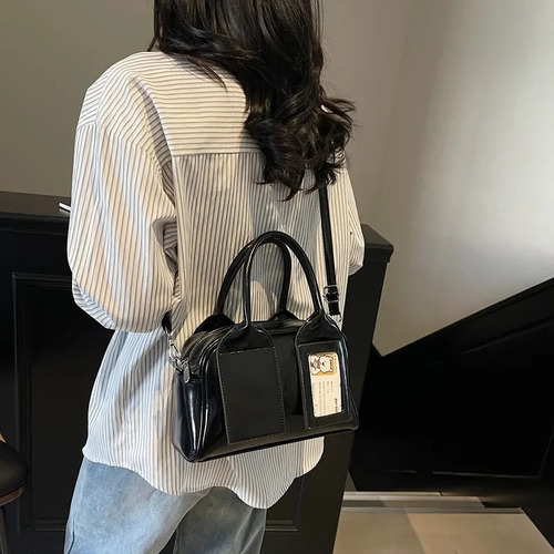 Bolso De Concha Simple Para Llevar A Mano 2025, Moda Coreana