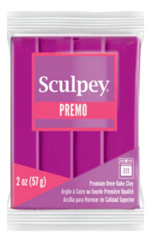 Sculpey Arcilla Polimerica Horneable Premo 57 Grs. Color Fucsia